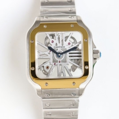 Santos De Cartier Skeleton 39.8 mm