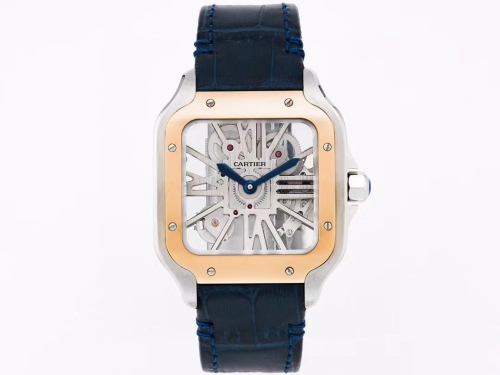 Santos De Cartier Skeleton 39.8 mm