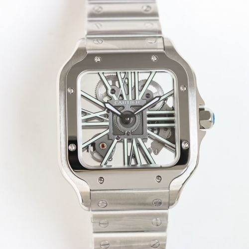 Santos De Cartier Skeleton 39.8 mm