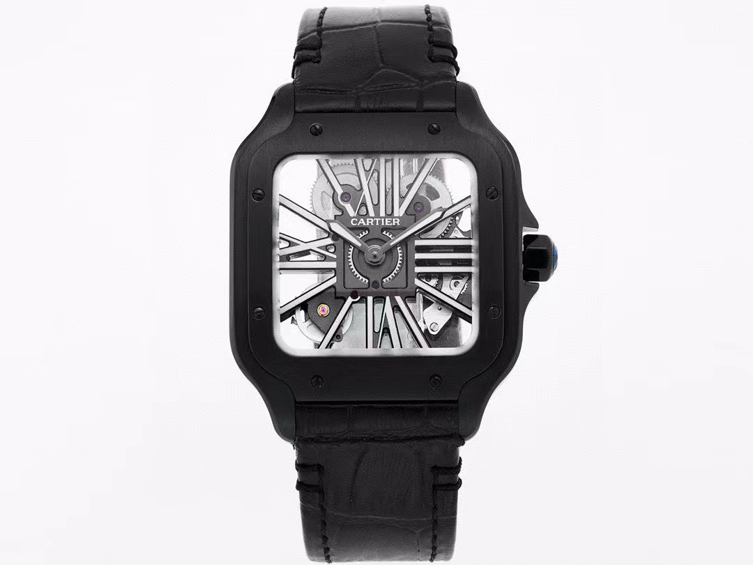 Santos De Cartier Skeleton 39.8 mm