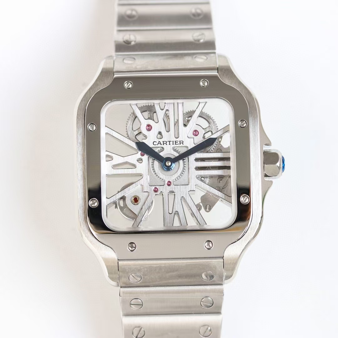 Santos De Cartier Skeleton 39.8 mm