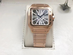 Santos De Cartier Skeleton 39.8 mm