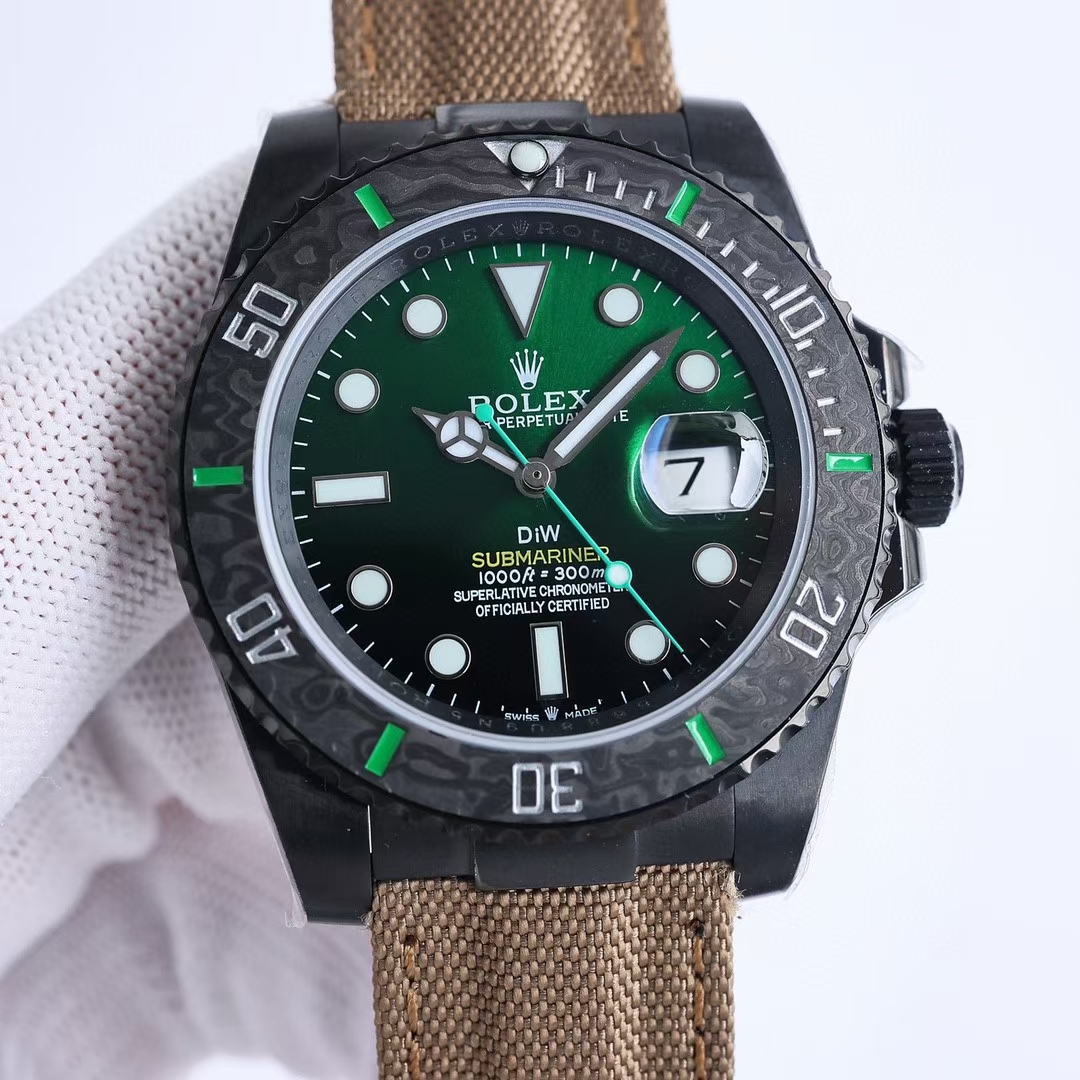 rolex diw submariner parakeet 3135