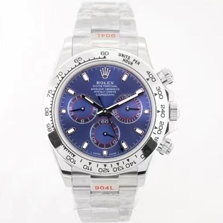 rolex a7750 daytona 40*12.4mm