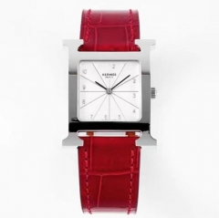 Hermes heure h philippe mouquet 26*26mm