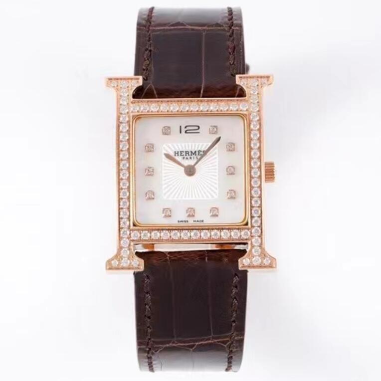 Hermes heure h philippe mouquet 26*26mm