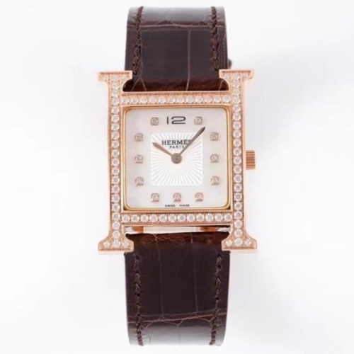 Hermes heure h philippe mouquet 26*26mm