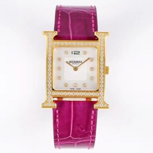 Hermes heure h philippe mouquet 26*26mm