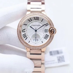 cartier quartz 33mm  36mm   42mm