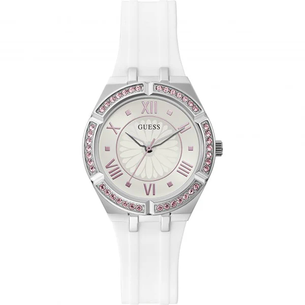 Sparkling Pink Silicone Women's Watch GW0032L1