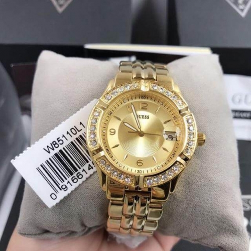 Gold-Tone Date Feature Women's Watch W85110L1