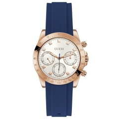 Blue Silicone Strap Women's Watch GW0315L2