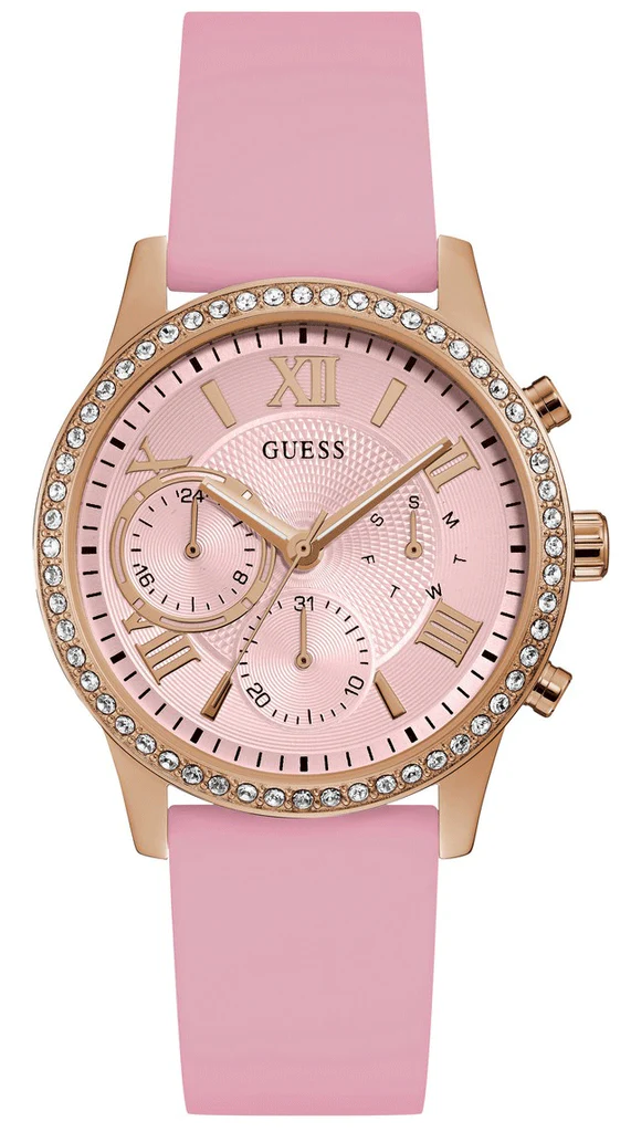 Solar Quartz Multifunction Pink Dial Ladies Watch W1135L2