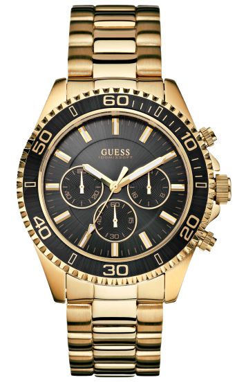 Black Dial Gold Men's Men's Watch W0170G2