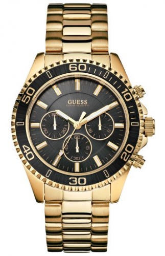 Black Dial Gold Men's Men's Watch W0170G2