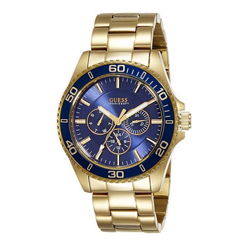 W0172G5 GOLD/BLUE MENS CHRONOGRAPH WATCH NEW IN BOX