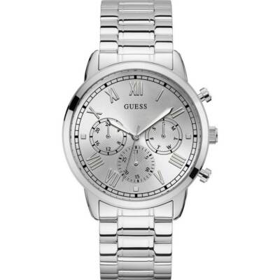 GW0066G1 Watch Men Steel Roman Numerals Multifunction