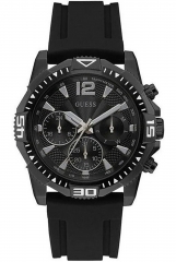GW0211G3,Men's Multi-function,Steel Case,Silicone Strap,Black Dial,50m WR