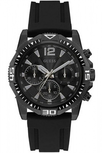 GW0211G3,Men's Multi-function,Steel Case,Silicone Strap,Black Dial,50m WR