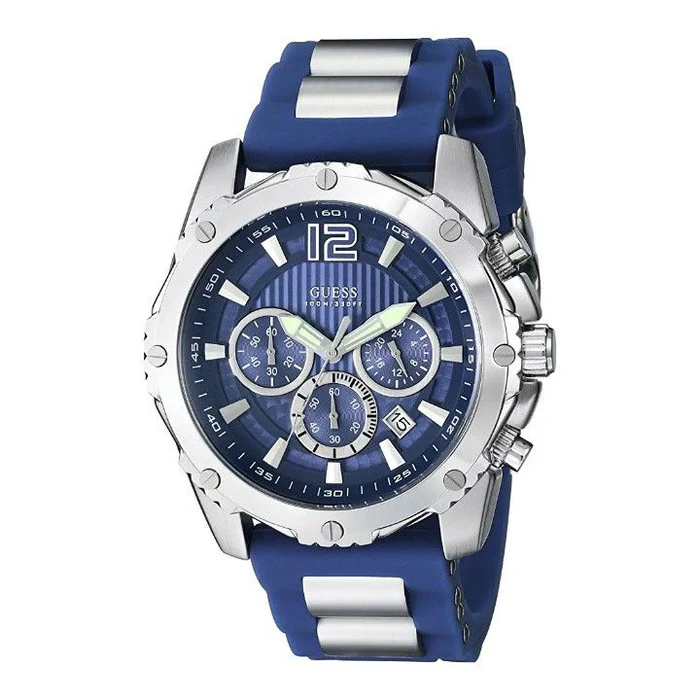 Sport Two-tone Silicone Strap Men's Watch W0167G3