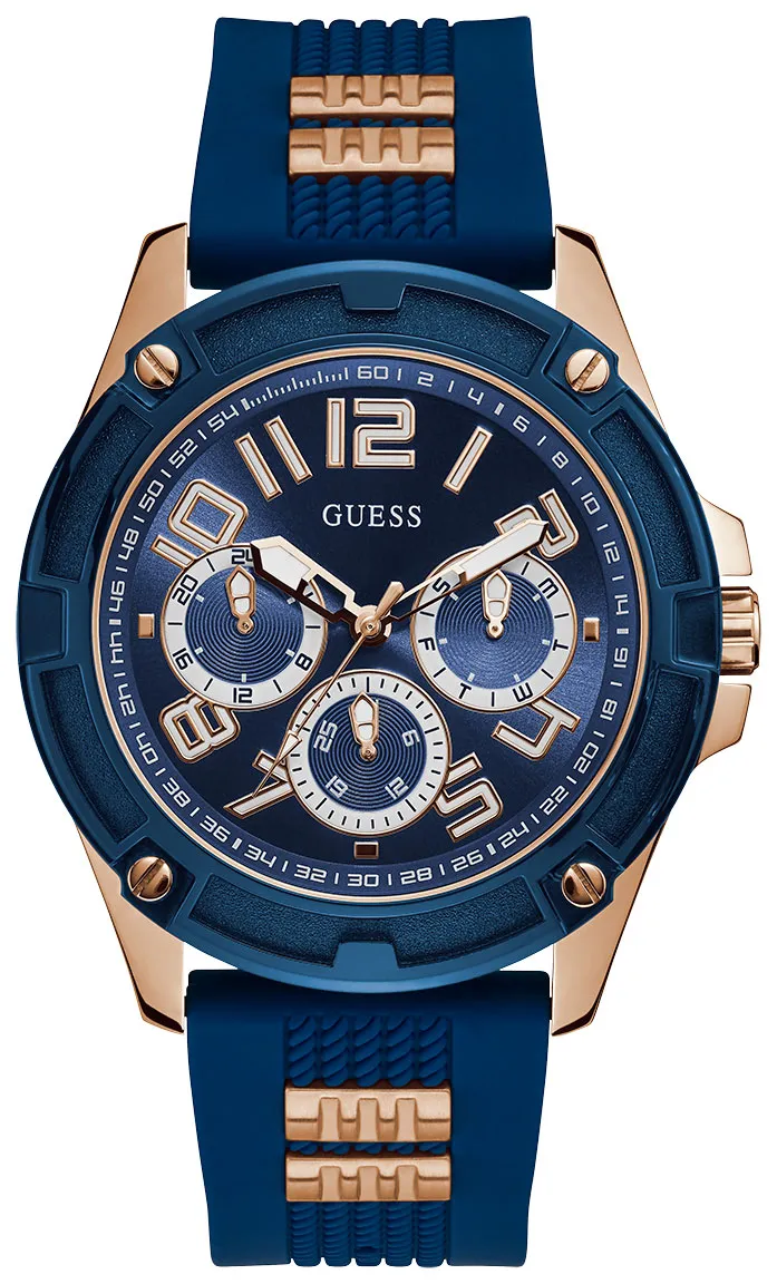 Delta Blue Silicone Men's Watch GW0051G4