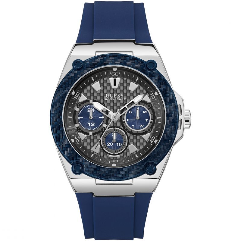 Blue Dial Blue Silicone Analog Men's Quartz Watch W1049G1G1