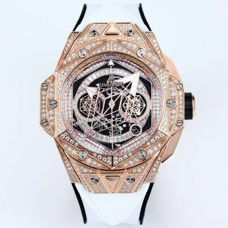 hublot Spirit of Big Bang sang bleu 2 diamonds model 45mm
