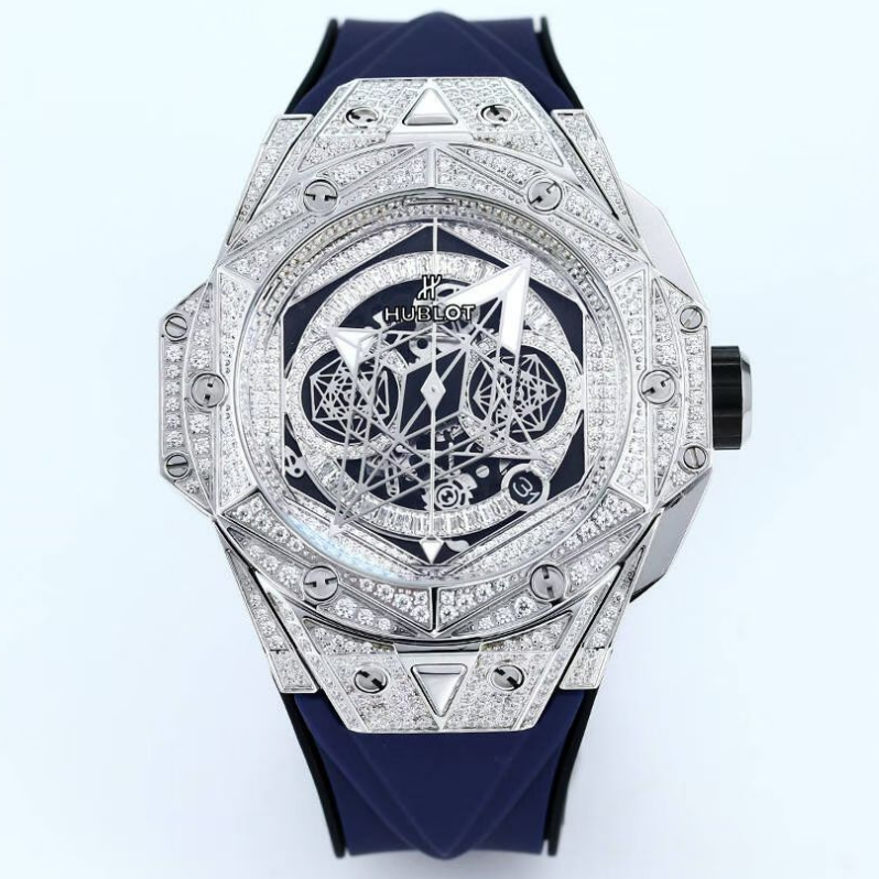 hublot Spirit of Big Bang sang bleu 2 diamonds model 45mm