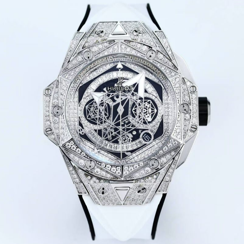 hublot Spirit of Big Bang sang bleu 2 diamonds model 45mm