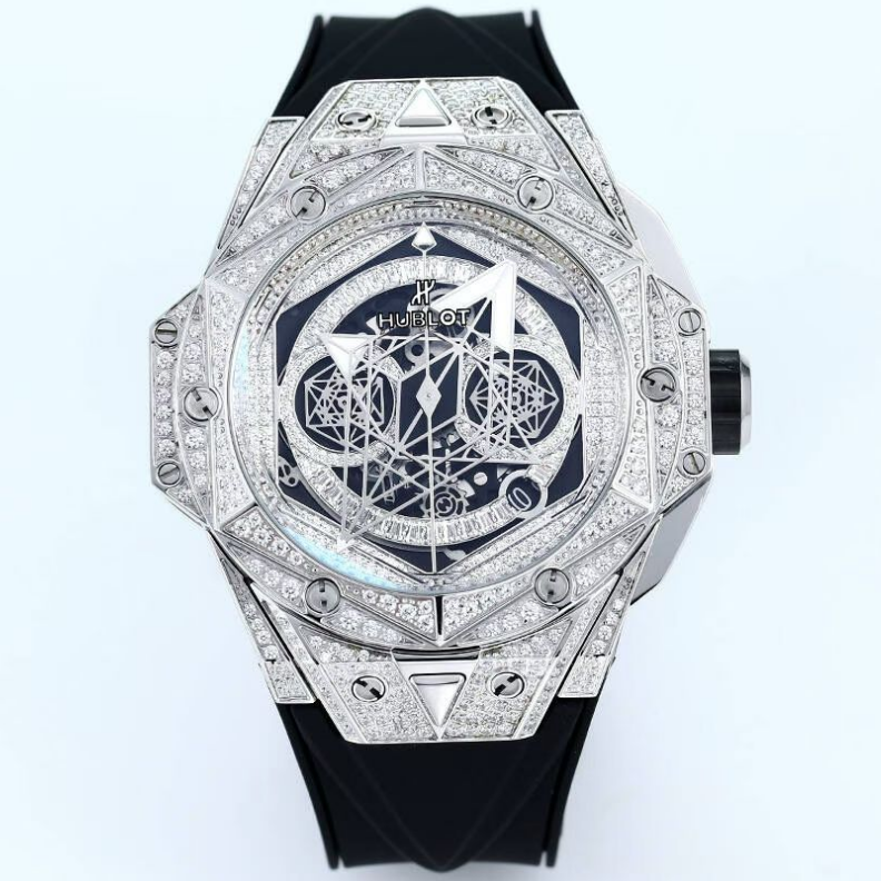 hublot Spirit of Big Bang sang bleu 2 diamonds model 45mm