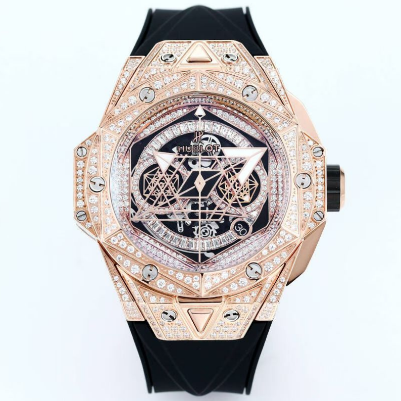 hublot Spirit of Big Bang sang bleu 2 diamonds model 45mm