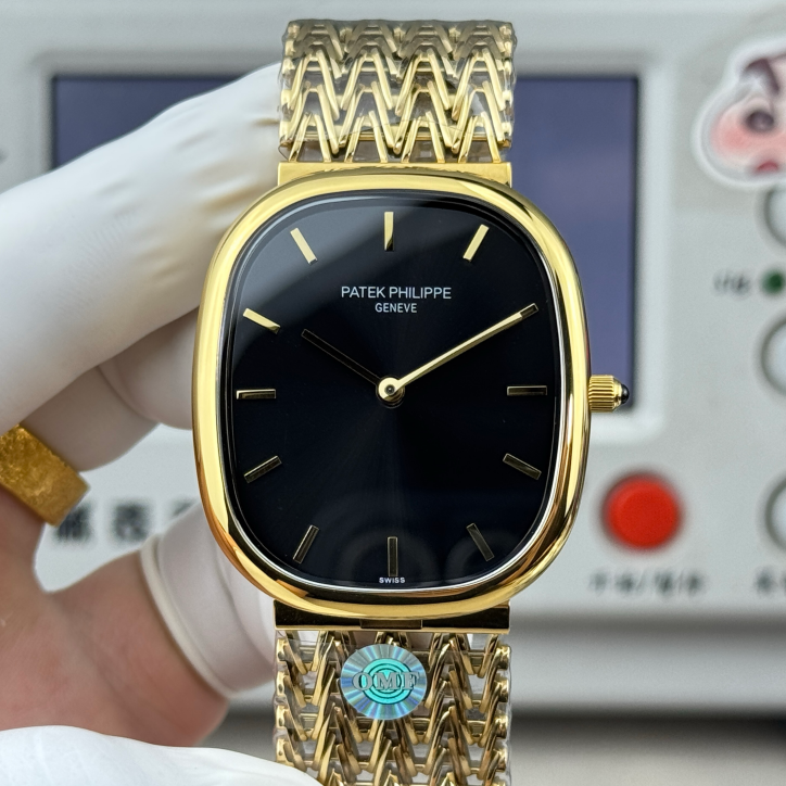 Patek philippe golden eillipse 5738/51g-001 9015
