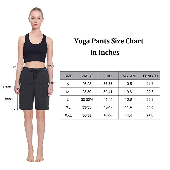 Taibid women's casual Bermuda Shorts cotton fitness suit yoga exercise ...