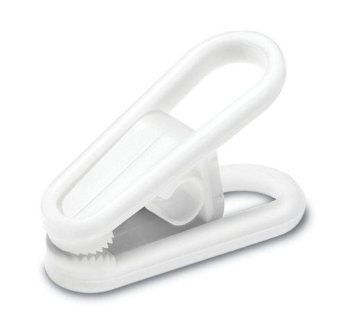 1 inthehome multi-purpose hanger clips white 24 sets