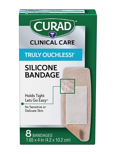 CURAD Truly Ouchless SILICONE BANDAGE
