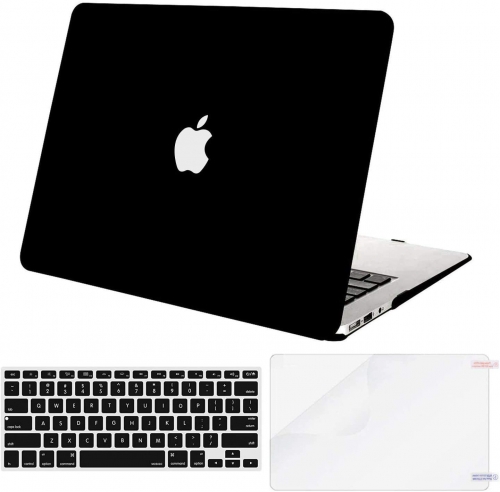 MOSISO Plastic Hard Shell Case & Keyboard Cover & Screen Protector Only Compatible with MacBook Air 13 inch