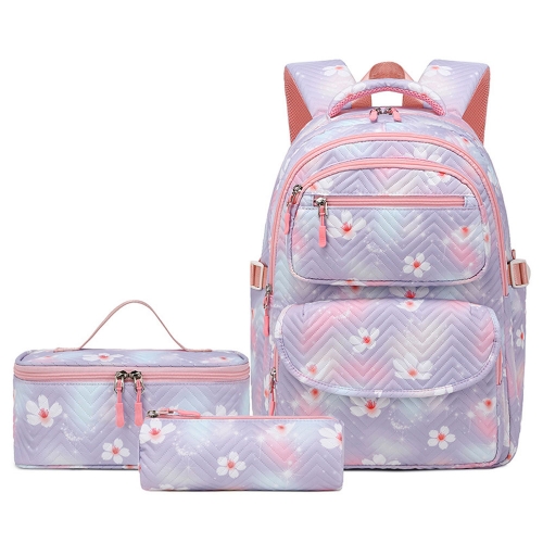 KAXIDY Backpack Set, School Bookbag Set, Floral Casual Backpack Travel Daypack  Laptop Bags