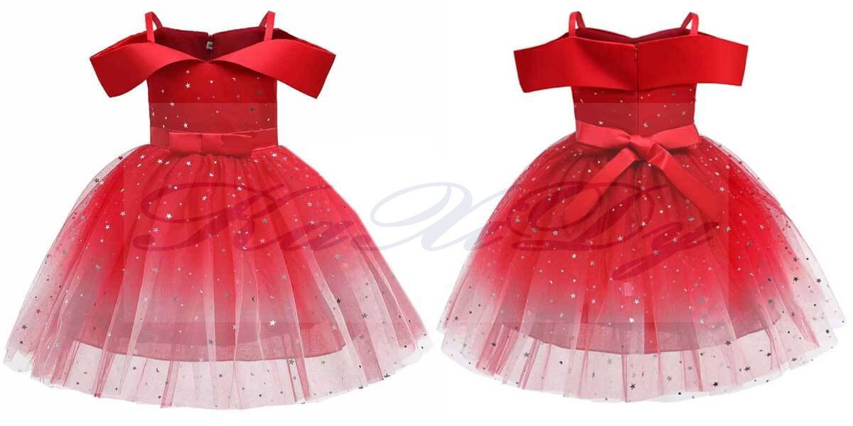 vestidos de niñas rojo