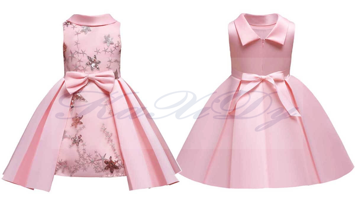 платья для девочек розовые