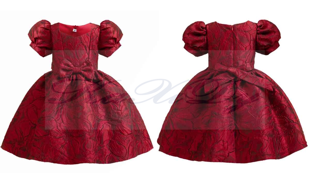 Robes fille rouge