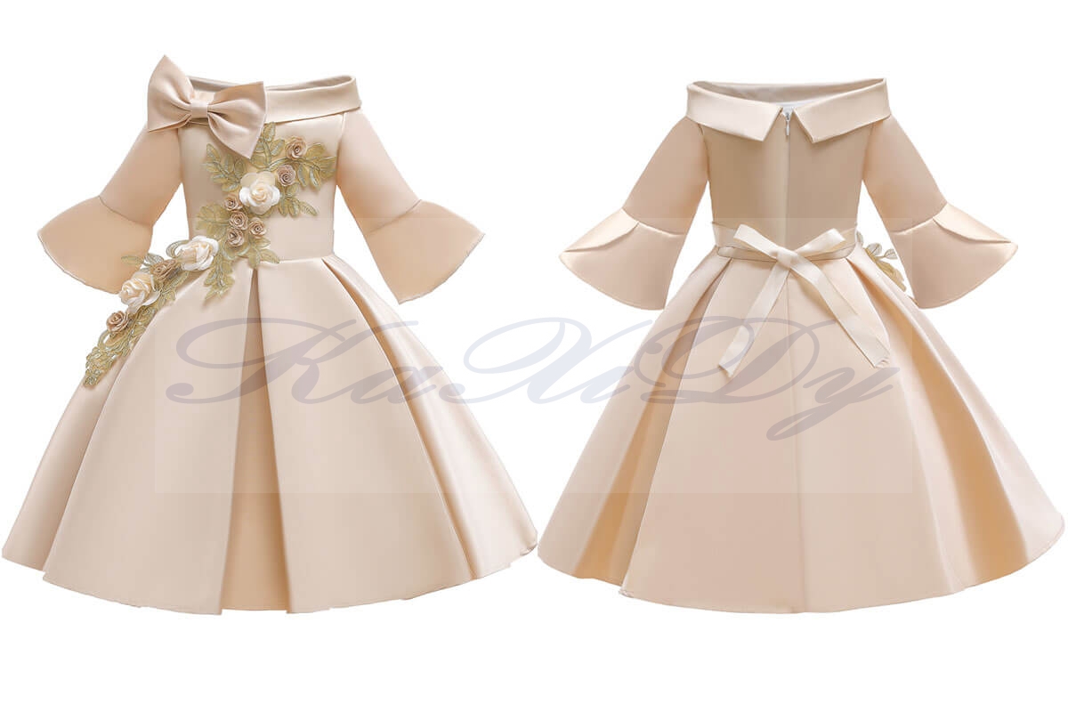 robes filles champagne