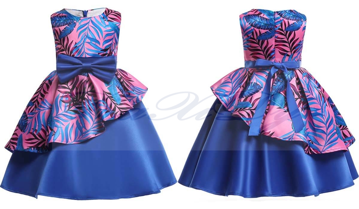 vestidos de niñas azules