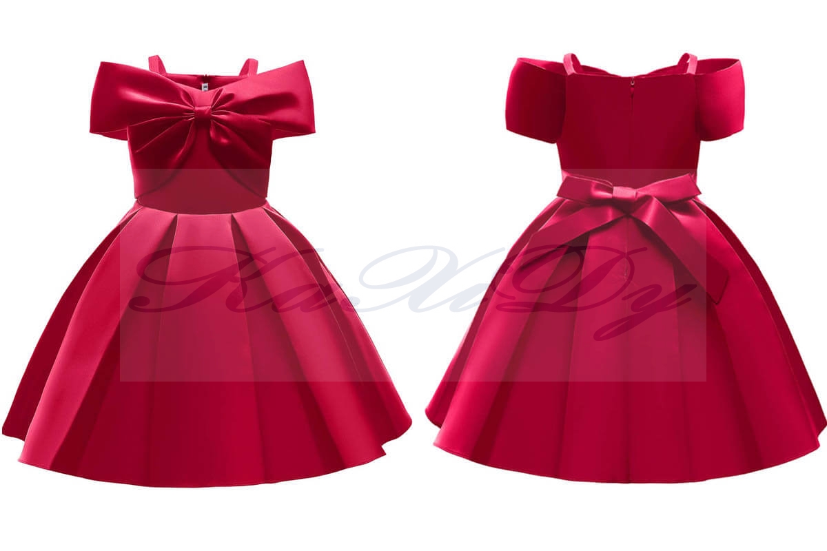 girls dresses red