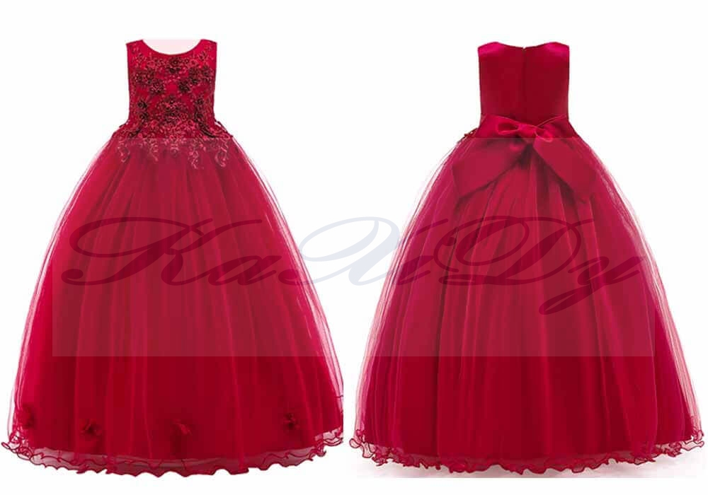 Vestido maxi para meninas