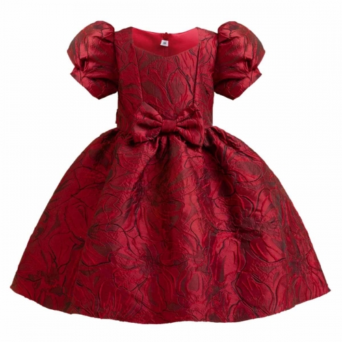 KAXIDY Mädchen Kleider Blumen Festzug Kleid Stickerei Kinder Schulkleider