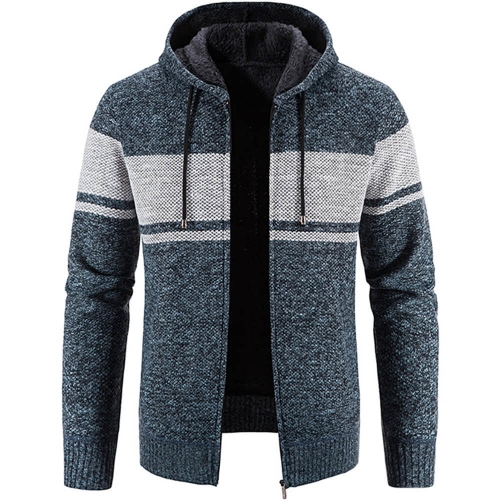 KAXIDY Cardigan da uomo maglione lavorato a maglia sottile cappotto invernale lavorato a maglia