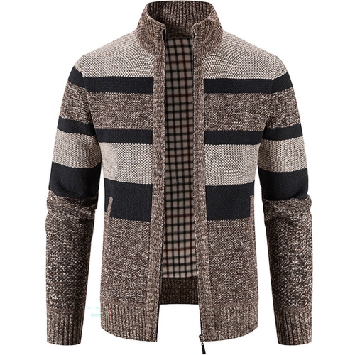 KAXIDY Casacos Masculinos, Jaquetas Masculinas Casacos de Inverno Cardigan de Manga Longa