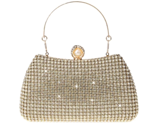 KAXIDY Women's Evening Bags Crystal Clutches Wedding Handbag