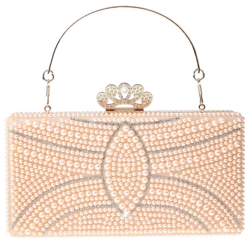 KAXIDY Clutch Bag Pearl Evening Handbag Bridal Clutches