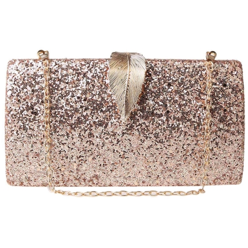 KAXIDY Women's Clutches Sequin Evening Bag Wedding Clutch Bag Purse